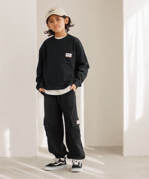 K3コカ coca（コカ） パンツ キッズ スウェットカーゴジョガーパンツ キッズ