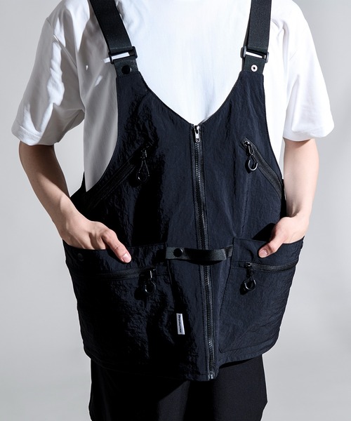 「CALIFORNIA OUTFITTERS」 ベスト ONESIZE ブラック メンズ_画像2