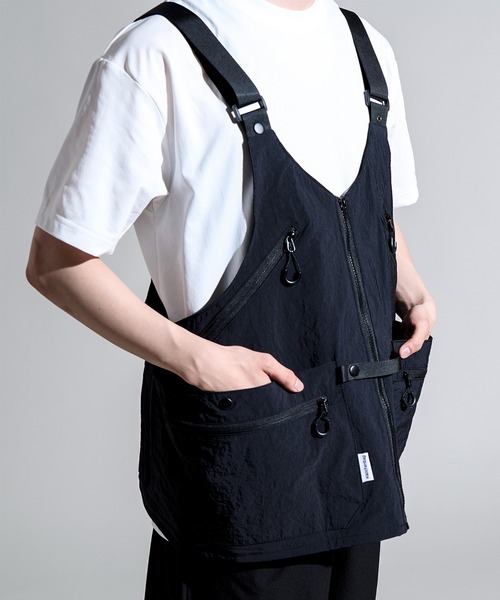 「CALIFORNIA OUTFITTERS」 ベスト ONESIZE ブラック メンズ_画像3