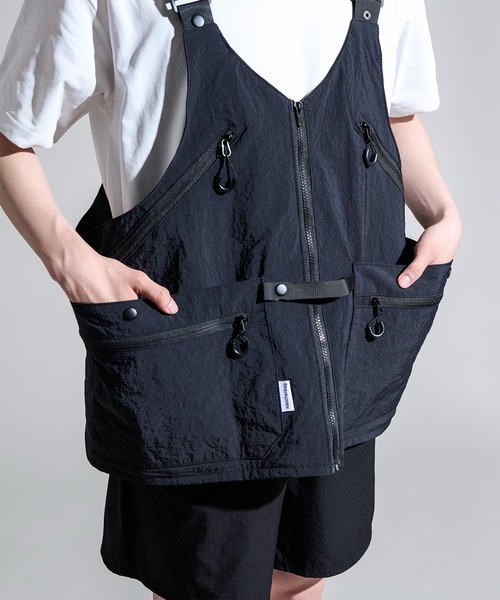 「CALIFORNIA OUTFITTERS」 ベスト ONESIZE ブラック メンズ_画像6