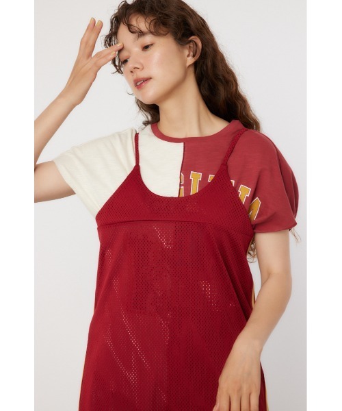 「RODEO CROWNS WIDE BOWL」 キャミソールワンピース FREE ネイビー レディース_画像6