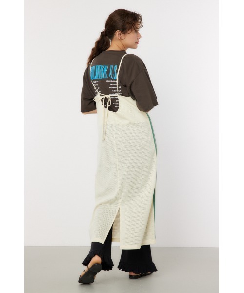 「RODEO CROWNS WIDE BOWL」 キャミソールワンピース FREE ネイビー レディース_画像9