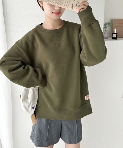 「Java」 スウェットカットソー LARGE モカ レディース_画像8