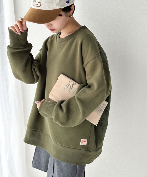 「Java」 スウェットカットソー LARGE モカ レディース_画像9