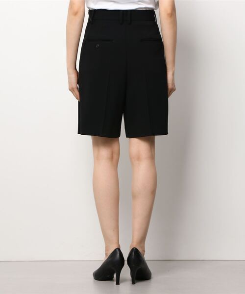 「H　BEAUTY&YOUTH UNITED ARROWS」 ハーフパンツ S ブラック レディース_画像2