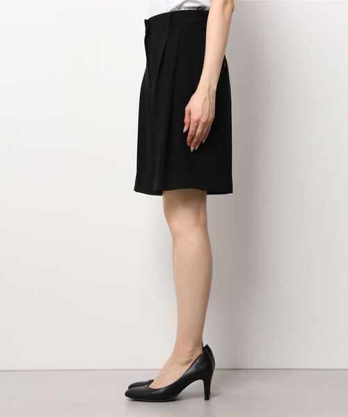 「H　BEAUTY&YOUTH UNITED ARROWS」 ハーフパンツ S ブラック レディース_画像3