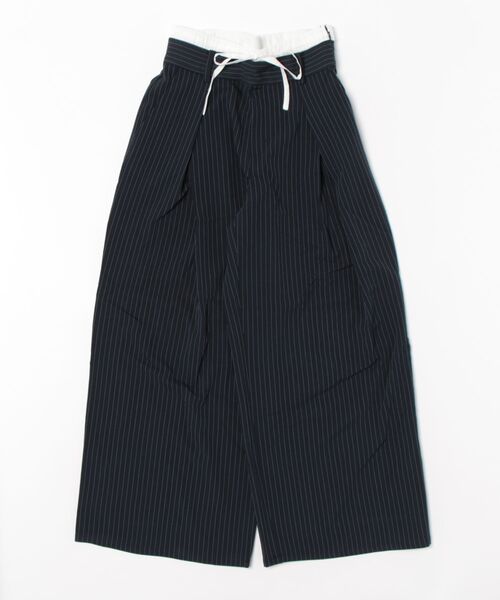 「Heather」 スラックス S ネイビー レディース_画像2