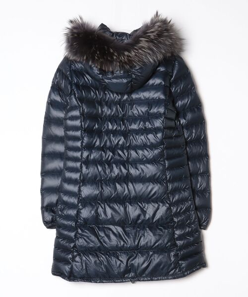 DUVETICA デュベチカ　ダウンジャケット　ダウンコート　42 DUVETICA（デュベティカ） ダウンコート 42 ネイビー レディース