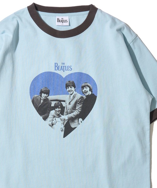 The Beatles ビートルズ プリント 撮影ビル・カールソン The Beatles tシャツ 「THE BEATLES/ザ ビートルズ」フロントフォト