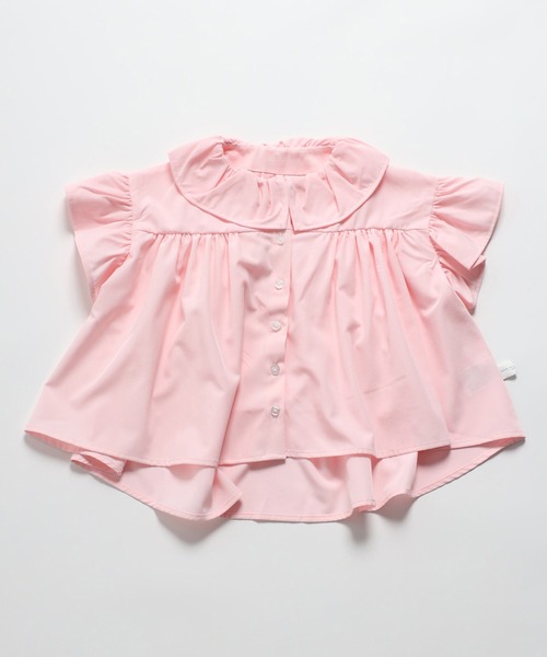 「BONJOUR SAGAN enfant」 「KIDS」半袖ブラウス 130 ライトピンク キッズ_画像3