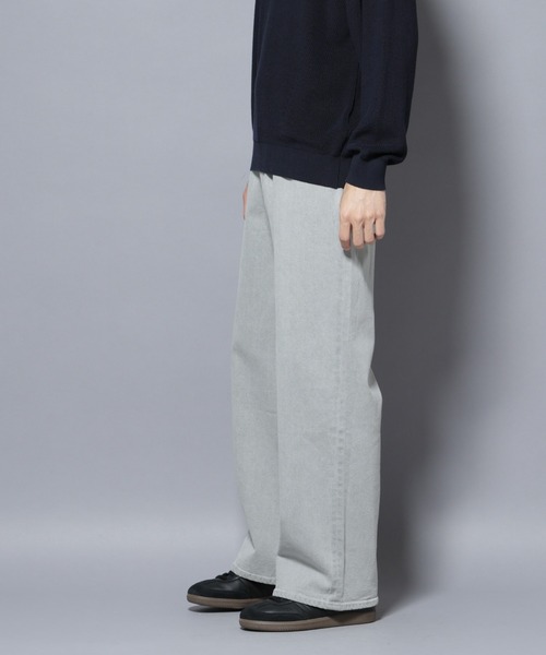 NANO universe（ナノ・ユニバース） デニムパンツ L ライトグレー