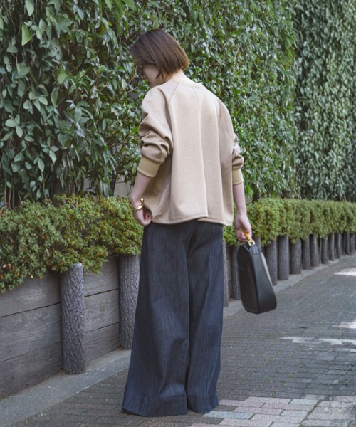 qualite（カリテ） トレーナー スウェット 「大人のスウェット」ラメ