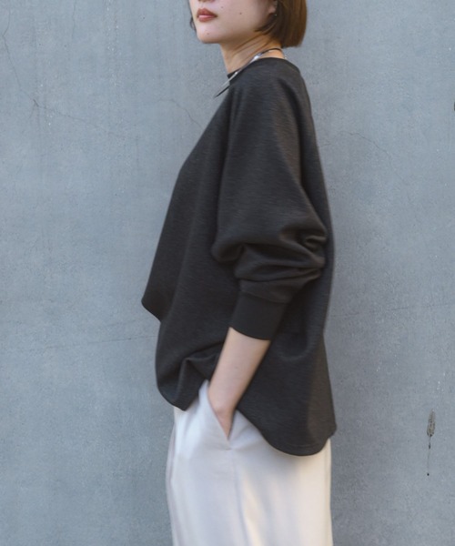 qualite（カリテ） トレーナー スウェット 「大人のスウェット」ラメ