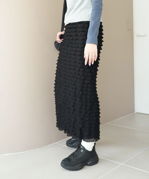 「SLOBE citron.」 タイトスカート FREE ブラック レディース_画像6