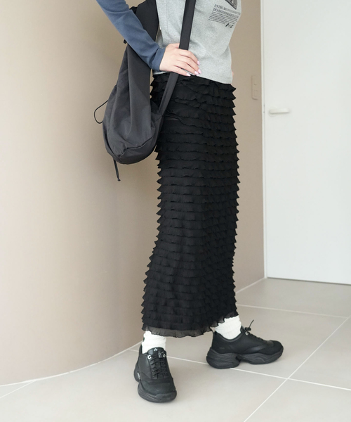 「SLOBE citron.」 タイトスカート FREE ブラック レディース_画像8