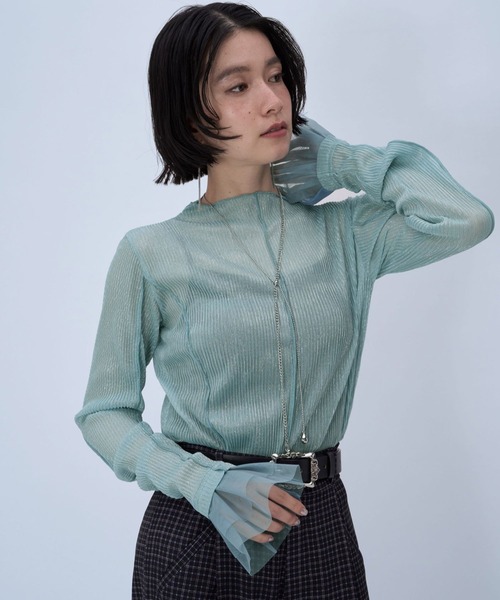 HARE（ハレ） tシャツ チュールデザインシア−トップス(HARE