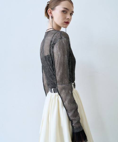 HARE（ハレ） tシャツ チュールデザインシア−トップス(HARE