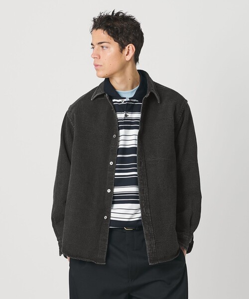 BEAUTY＆YOUTH UNITED ARROWS シャツ ジャガード デニム レギュラー