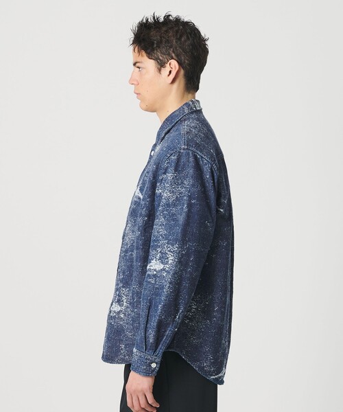 BEAUTY＆YOUTH UNITED ARROWS シャツ ジャガード デニム レギュラー