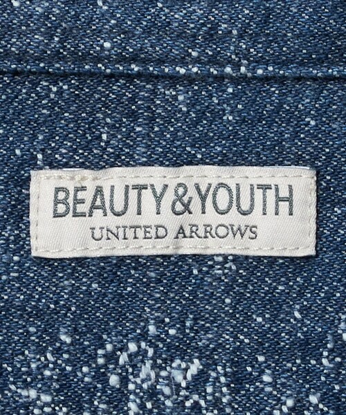 BEAUTY＆YOUTH UNITED ARROWS シャツ ジャガード デニム レギュラー