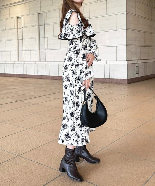 「apres jour」 長袖ワンピース X-LARGE ピンクベージュ レディース_画像8