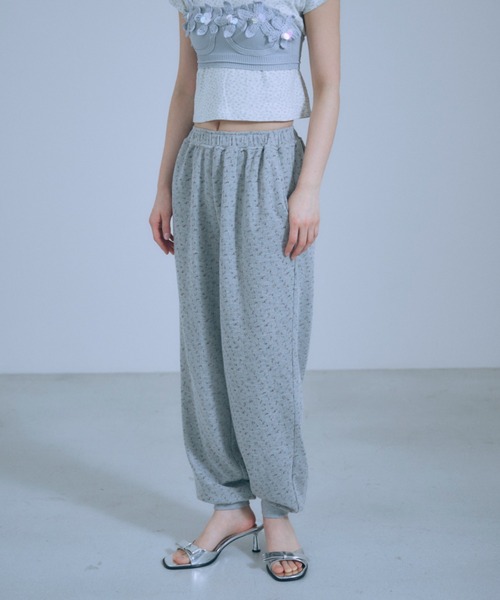 EN NEUME パンツ Flower Thermal Jogger レディース : ZOZOTOWN Yahoo
