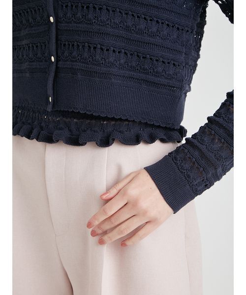 CELFORD（セルフォード） ニット セーター 「洗える」レーシーニット