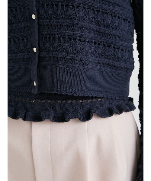 CELFORD（セルフォード） ニット セーター 「洗える」レーシーニット