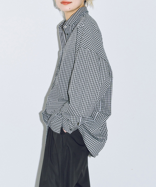 CITYSHOP（シティショップ） ブラウス シャツ GINGHAM CHECK シャツ