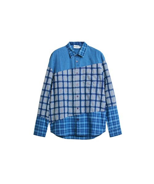 メンズパッチワークシャツのおすすめ人気商品一覧 通販 - Yahoo