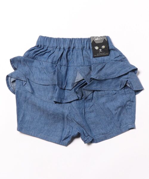「nino」 「KIDS」デニムショートパンツ 110cm ネイビー キッズ_画像2