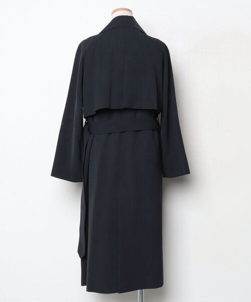 「URBAN RESEARCH ROSSO」 トレンチコート 36 ネイビー レディース_画像2