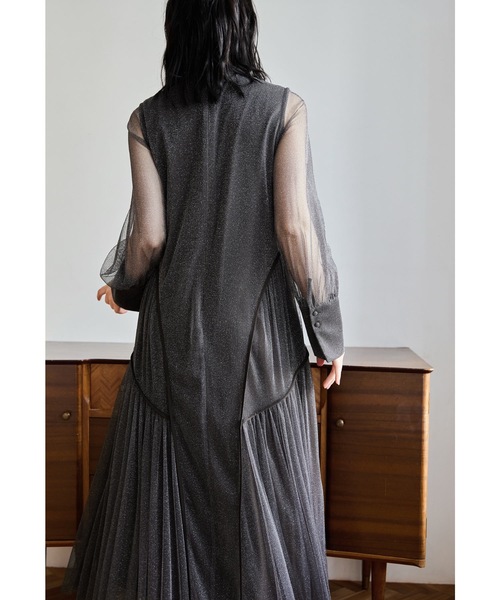 「niana」 長袖ワンピース L イエロー レディース_画像9