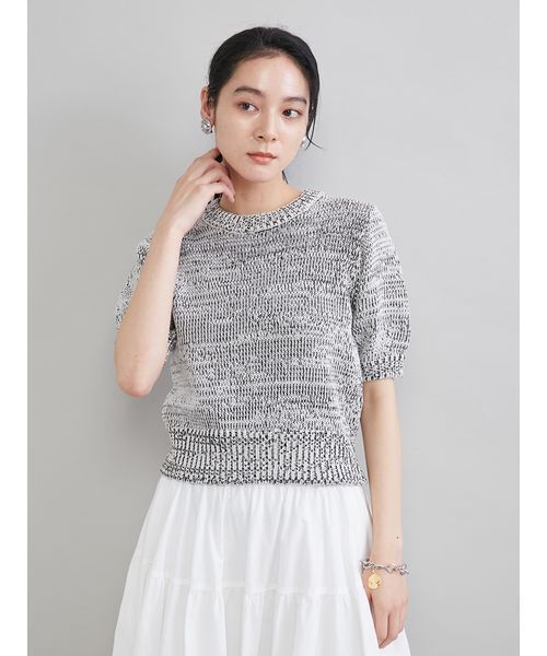 売り切れ 新品 Mila owen ニット Mila Owen（ミラオーウェン） ニット セーター バイカラーリブニット