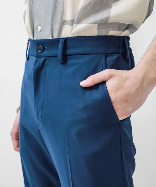 「MISTERGENTLEMAN」 スラックス MEDIUM ブルー メンズ