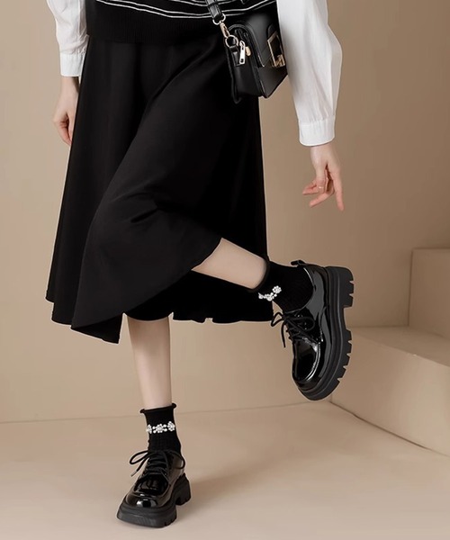 「IRADOWL」 シューズ 38 ブラック レディース_画像7