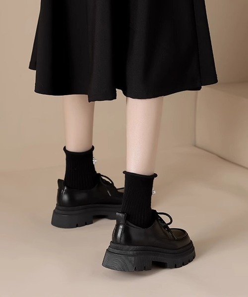 「IRADOWL」 シューズ 38 ブラック レディース_画像8