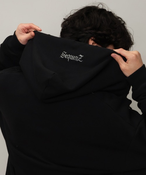 SEQUENZE パーカー 「SEQUENZ/シークエンズ」DAMAGE ZIP PK メンズ