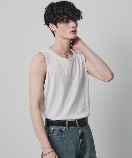 CIYOT タンクトップ 「CIYOT」サイドスリット レイヤード タンクトップ