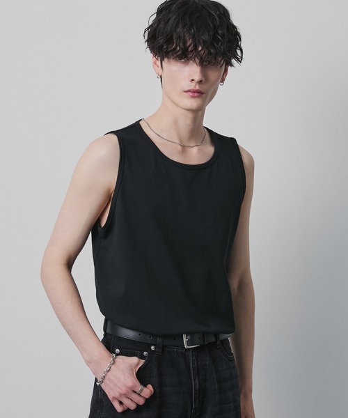 CIYOT タンクトップ 「CIYOT」サイドスリット レイヤード タンクトップ