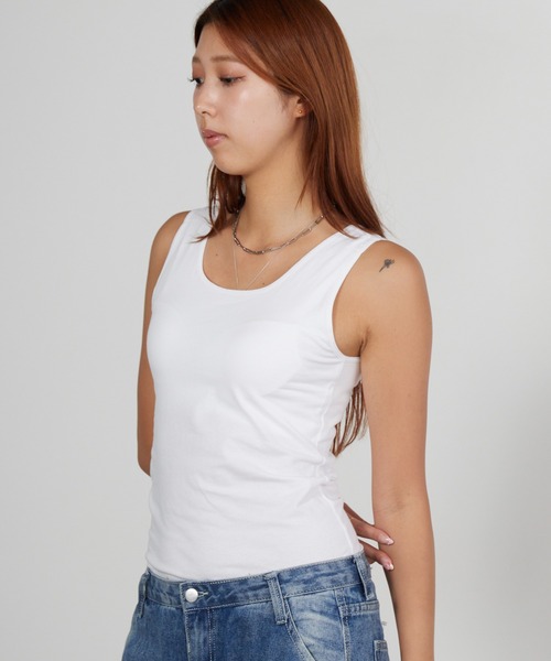 Hanes（ヘインズ） タンクトップ ノースリーブ レディース : ZOZOTOWN