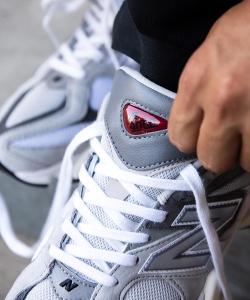 「New Balance」 ローカットスニーカー 23cm グレー レディースの画像