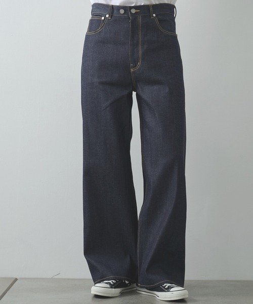ワイドパンツ ジーンズ 「FACCIES/ファッチーズ」RIGID LIGHT OZ 