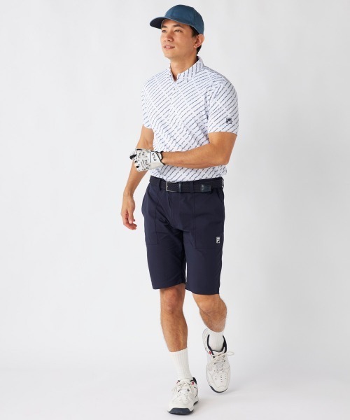 シャツ 「FILA GOLF:フィラゴルフ」総柄半袖シャツ　吸汗速乾　UVカット　ゴルフ メンズ_11