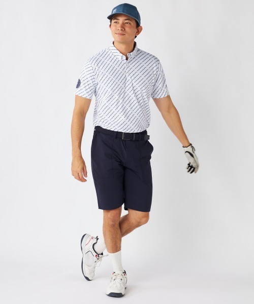 シャツ 「FILA GOLF:フィラゴルフ」総柄半袖シャツ　吸汗速乾　UVカット　ゴルフ メンズ_12