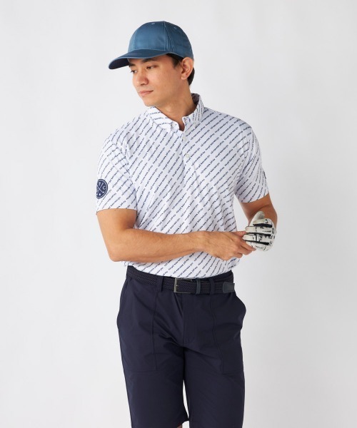 シャツ 「FILA GOLF:フィラゴルフ」総柄半袖シャツ　吸汗速乾　UVカット　ゴルフ メンズ_13