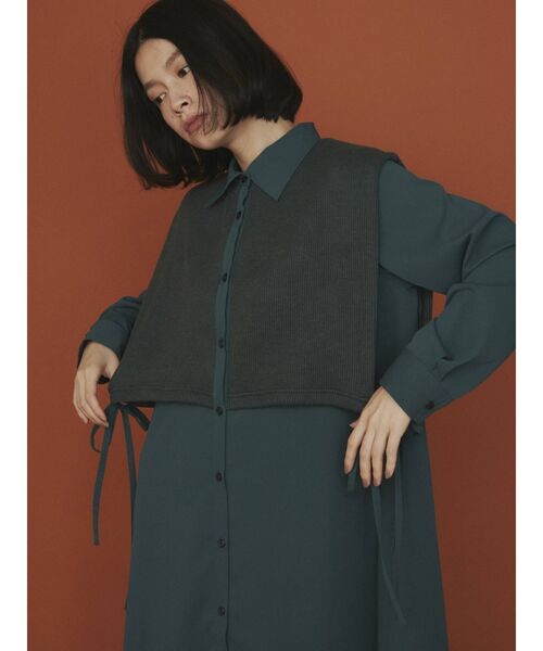 「COTORICA」 長袖ワンピース FREE ブラック レディース_画像5
