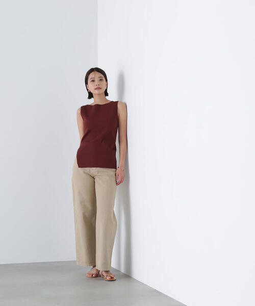 「NATURAL BEAUTY BASIC」 チノパンツ SMALL ベージュ レディース_画像7