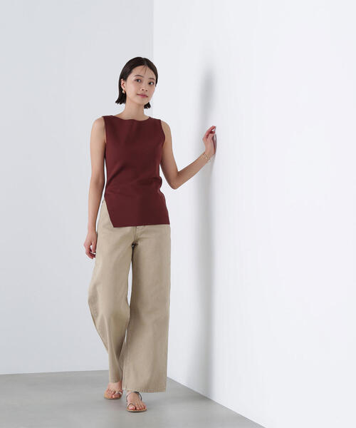 「NATURAL BEAUTY BASIC」 チノパンツ SMALL ベージュ レディース_画像8
