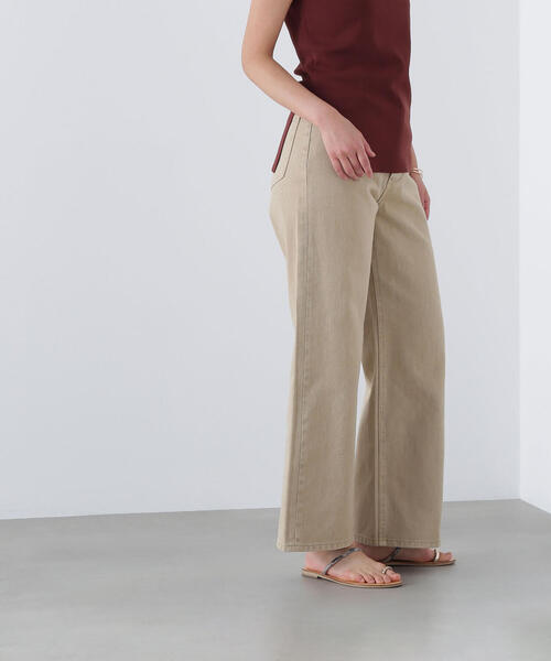 「NATURAL BEAUTY BASIC」 チノパンツ SMALL ベージュ レディース_画像9